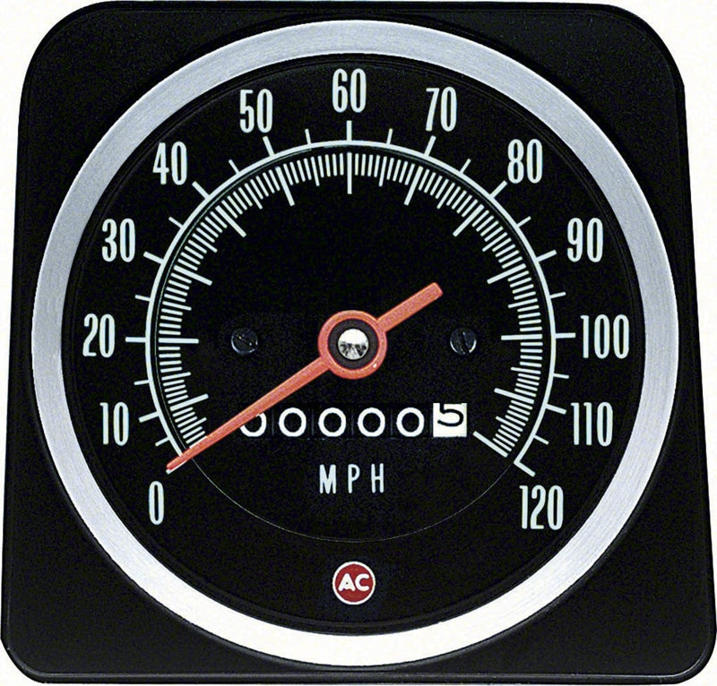 Speedometer - 120 MPH without Speed Warning - 69 Camaro