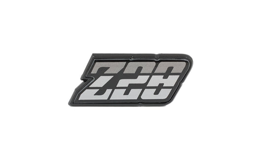 Gas Door Emblem - "Z28" (Silver) - 80-81 Camaro