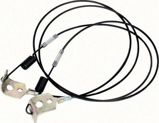 Convertible Top Hold Down Cables - LH/RH Pair - 67-69 Camaro Firebird