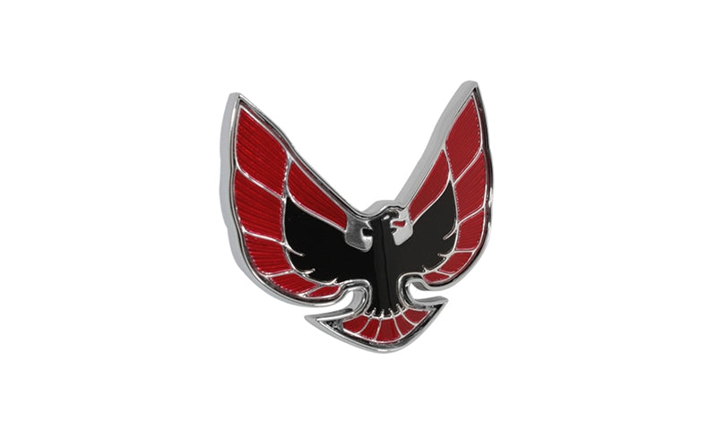 Header Panel Emblem - Bird Logo (Red & Black) - 74-76 Firebird