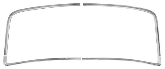 Rear Window Molding Set - 4pcs - 66-67 Chevelle Skylark Cutlass GTO