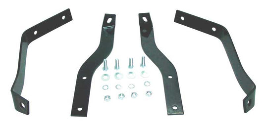 Rear Bumper Bracket Set - 55-59 Chevy GMC Stepside Pickup 60-62 Chevy GMC 4WD Stepside Pickup