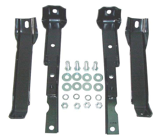Rear Bumper Bracket Set - 67-72 Chevy GMC Truck 1/2-ton 2WD w/ Rear Coil Springs