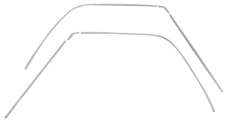 Roof Drip Molding Set (6pcs) - 68-72 El Camino
