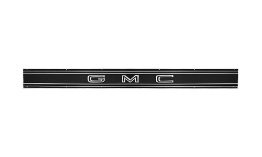 Tailgate Molding - Black with "GMC" Letters - 69-72 GMC Truck; 70-72 Jimmy