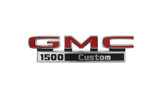 Front Fender Emblems - GMC 1500 Custom - Pair - 71-72 GMC CK Pickup Truck