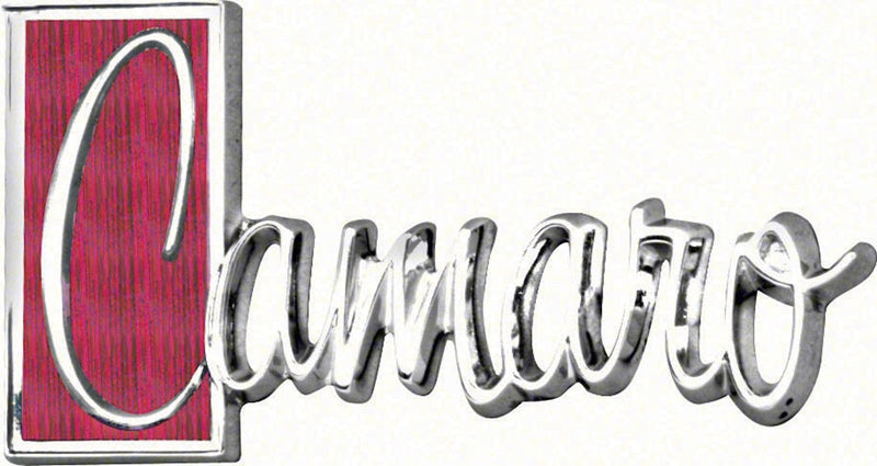 Trunk Emblem - "Camaro" - 71-72 Camaro