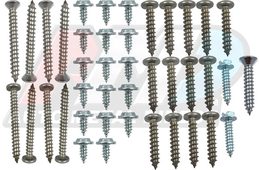 Exterior Trim Screw Set - 72-73 Duster