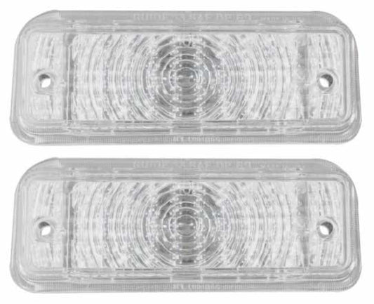 Parking Lamp Lenses - Pair - 69 Chevelle Malibu