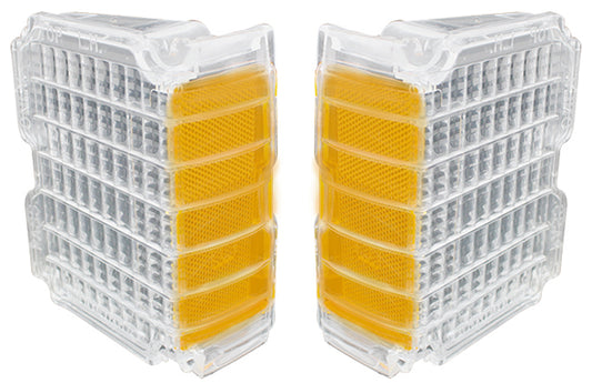Parking Lamp Lenses - Clear - LH/RH Pair - 72 Chevelle