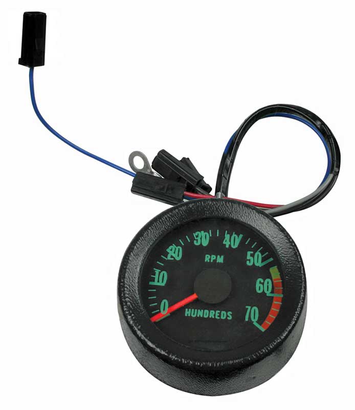 Tachometer - OE Style 7000 RPM w/ 5500 Redline - 67 Chevelle El Camino