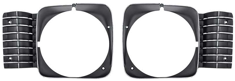 Headlamp Bezels - LH/RH Pair - 69-72 Nova