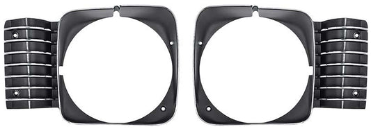 Headlamp Bezels - LH/RH Pair - 69-72 Nova