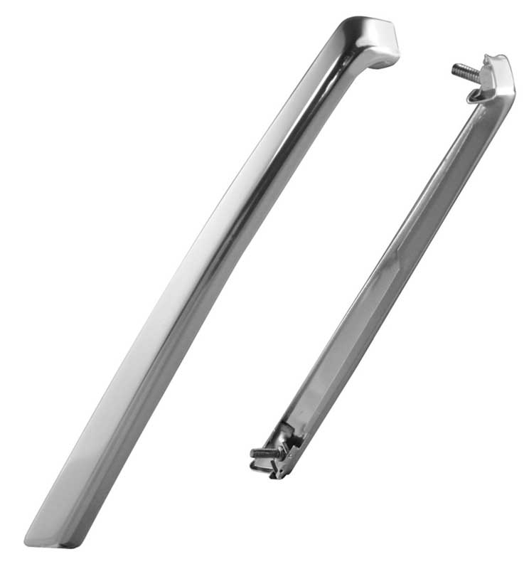 Fender Eyebrow Moldings - LH/RH Set with Mounting Hardware - 69 Chevelle El Camino (Super Sport)