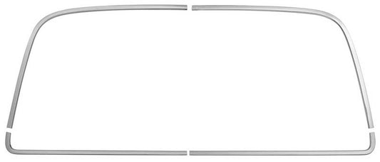 Back Glass Molding Set - 68-72 Chevelle; 70-72 Monte Carlo