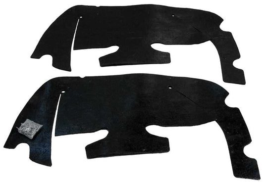 Inner Fender Dust Shield Set w Hardware - 67-68 Camaro