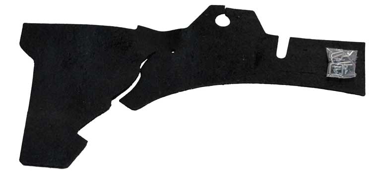Inner Fender to Cowl Dust Shield Set w Hardware - 67-69 Camaro