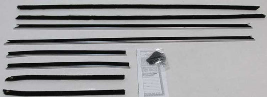 Window Felts - Inner & Outer (8pcs) - 68 Camaro Coupe w/ Deluxe Interior & Special Belt Moldings