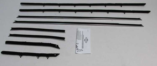 Window Felts - Inner & Outer (8pcs) - 68-69 Camaro Convertible w/ Deluxe Interior