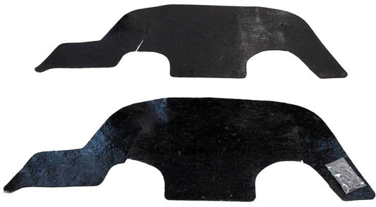 Inner Fender Dust Shield Set w Hardware - 66 Chevelle El Camino