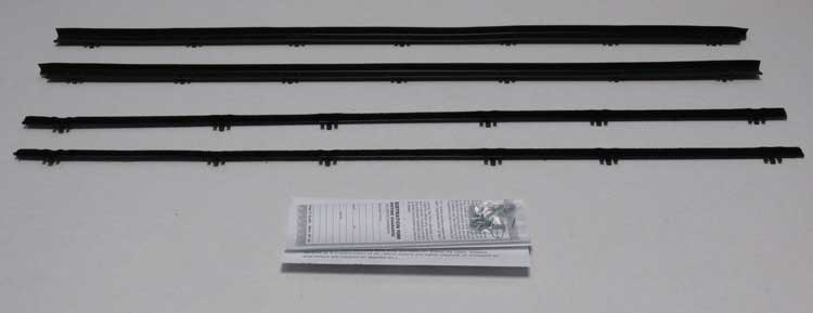 Window Felts - Inner & Outer (4pcs) - 65 Chevelle 2DR Wagon El Camino