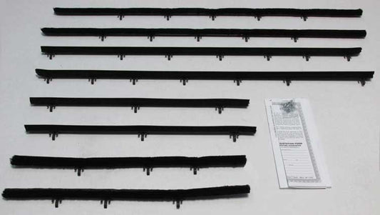 Window Felts - Inner & Outer (8pcs) - 66-67 Chevelle Convertible