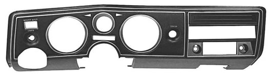Dash Instrument Carrier - Without A/C &  with Astro Ventilation - 69 Chevelle El Camino