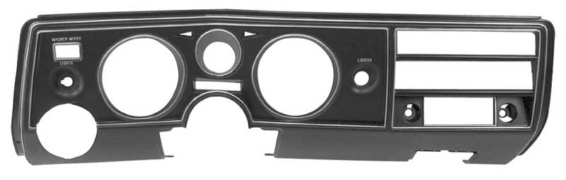 Dash Instrument Carrier - With A/C &  Astro Ventilation - 69 Chevelle El Camino