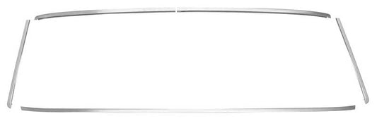 Rear Window Moldings - 5 Piece Set - 64-65 Chevelle (Coupe)