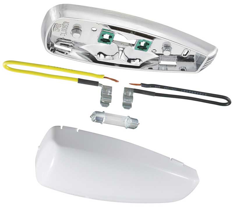 Dome Lamp Assembly - 62-70 Chevy II Nova; 64-67 Chevelle; 67-69 Camaro & 68-69 Firebird (Standard Interior)