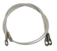 Hood Pin Cables - 18inch - Pair - 70-74 Challenger