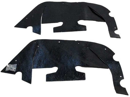 Inner Fender Dust Shield Set w Hardware - 67-68 Firebird