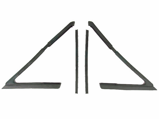 Vent Window Weatherstrips - Sedan  - Pair - 66-67 Chevelle GTO Cutlass Skylark