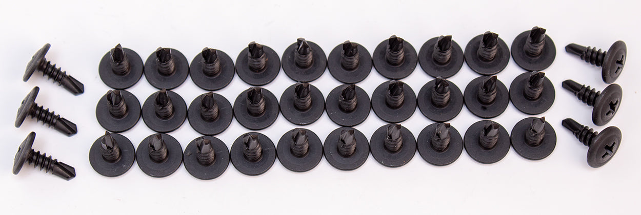 Roof Drip Rail Weatherstrip Channel Screw Kit (36pcs) - 70-81 Camaro Firebird