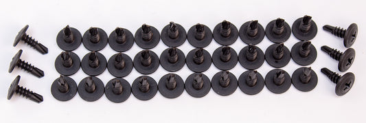 Roof Drip Rail Weatherstrip Channel Screw Kit (36pcs) - 70-81 Camaro Firebird