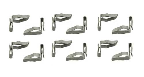 Door Panel Installation Clip Set (12pcs) - 67-81 Camaro Firebird; 64-72 Chevelle; 69-79 Chevy II Nova; 67-72 Cutlass