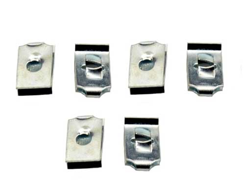 Headlamp Bezel U-Nut Set (6pcs) - 69 Camaro (Standard)