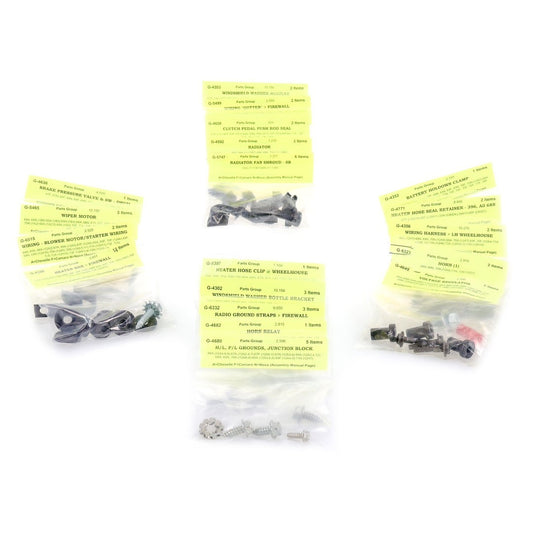 Underhood Detailing Hardware Kit (62pcs) - 67 Camaro Non RS
