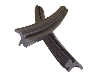 Quarter Window Vertical Seals - LH/RH Pair - 62-65 Chevy II Nova