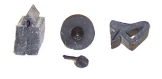 Rubber Bumper Set - 62-65 Chevy II Nova