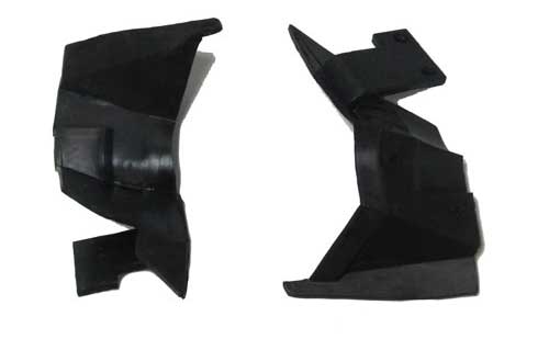 Rear Quarter Window Seals - LH/RH Pair - 68-72 Chevelle (Convertible)