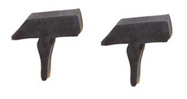 Hood Side Bumpers - 6 Piece Set - 70-81 Firebird