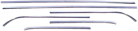 Roof Drip Molding Set (6pcs) - 68-72 Chevy II Nova 2DR Sedan (Post)