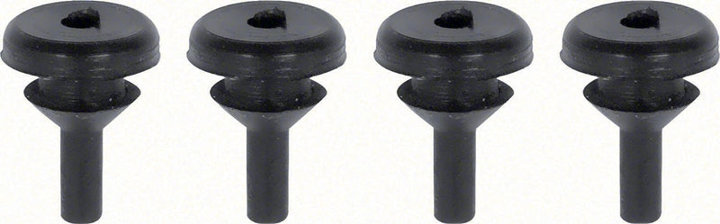 Rear License Plate Bumpers - 4 Piece Set - 62-65 Chevy II  Nova