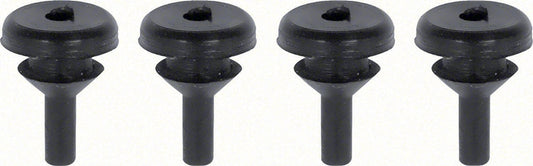 Rear License Plate Bumpers - 4 Piece Set - 62-65 Chevy II  Nova