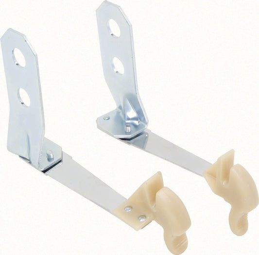 Convertible Top Rear Well Hold Down Latches -  Manual Top - LH/RH Pair - 67-69 Camaro Firebird