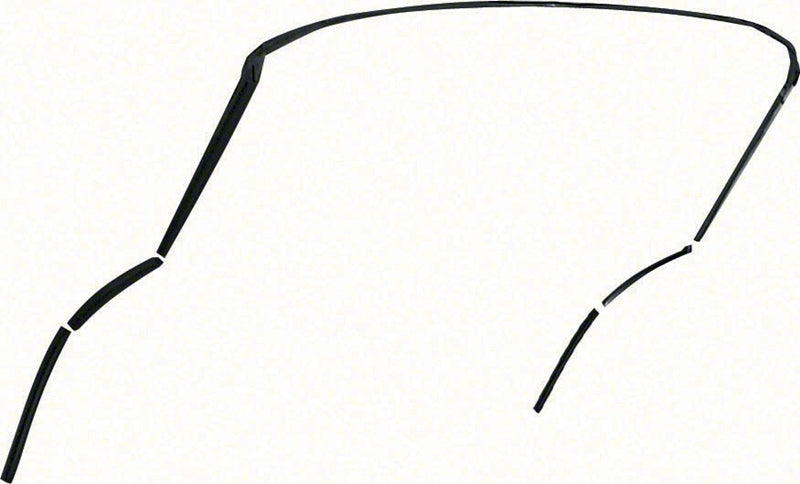 Convertible Top Weatherstrips - 5 Piece Set - 67-69 Camaro Firebird
