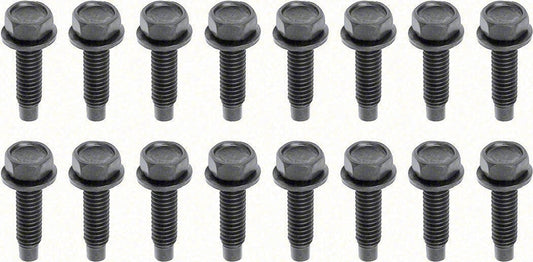 Lower Door Hinge Bolt Set (16pcs) - 68-81 Camaro Firebird; 68-74 Chevy II Nova; 68-72 Chevelle El Camino