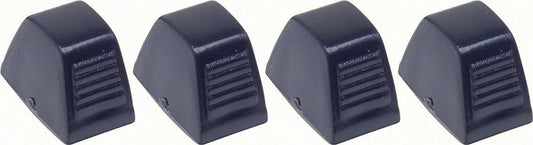 Temperature Control Knobs- Black - 4 Piece Set - 64-72 Chevelle El Camino; 67-81 Camaro Firebird