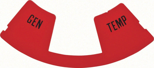 Speedometer Lamp Lens - Gen & Temp Warning - 68 Camaro